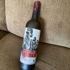 Empty Wine Bottle From 2016    the Walking Dead    Blood Red Blend
