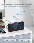 Super Loud Alarm  With Bed Shaker  Vibrating Alarm Clock For Heavy Sleepers