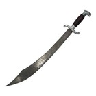 Vintage Spanish Mexican Engraved Machete Leather Handle Sword Eagle Head