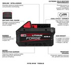 Milwaukee 48-59-1881sc Forge 8 0ah Battery And Dual Simultaneous Super Charger