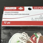 Creatology Christmas Figures Santa  Snowman  Reindeer Foam Stickers 12pcs New