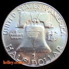 1963-d 50c Franklin Silver Half Dollar Bu  last Mint Year 
