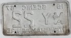 1967 Scenic New Hampshire Vanity License Plate My 22 My Twenty Two Low  