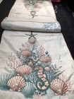 Coastal Beach Christmas Beaded Accent Table Runner Sea Life Tree 16 X 72 New
