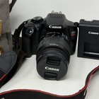 Canon Eos Rebel T6 Dslr Camera 18-55mm Is Ii Lens Charger Bag Bundle Black