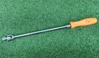 Vintage Snap On Tools Fh12la 12  3 8  Drive Orange Hard Handle Breaker Bar Usa