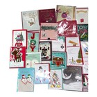 Papyrus Christmas Greeting Cards Lot Of 39 Assorted  Crystals Cutouts Glitter