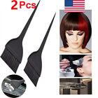 2pcs Hair Dye Coloring Brush Mix Bleach Tint Comb Brush Application Salon Tool