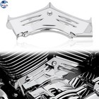 Chrome Cylinder Barrel Base Engine Block Cover Trim For Harley Road King Softail