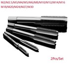 M2 -m30 Hand Tap Set - Taper And Plug Taps Thread Tap Hand Screw Drill Bits Tool