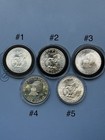 40  Silver Eisenhower Dollars     5   coin Lot     Ike  1 Coins  Mixed Lot