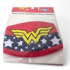 2 Dc Comics Wonder Woman Washable Childrens Face Masks Red Blue Star Logo