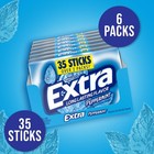 Full Box 6x Packs Wrigley s Extra Peppermint Chewing Gum   35 Sticks Per Pack  