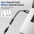 Usb To 3 5mm Jack Audio Adapter  Trrs Female Headset Adapter     