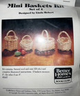 Better Homes   Gardens Mini Baskets Kit Set Of 4 Diy Reed Cane Bk5