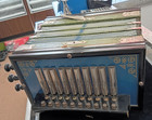 Antique Beaver Brand Diatonic Button Accordion squeezebox