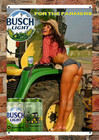Beautiful Farm Girl Beer Metal Sign      Bar Pub Wall Decor Sexy Girl Beer Read D