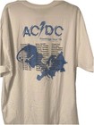 Ac dc  Concert Tee Powerage Tour 1978  Size Xl 100  Cotton
