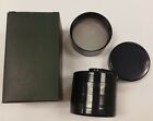Deering Type Large Spice Crank Grinder Black Plastic Portable With Extra Screen