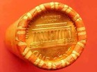 1972-p Obw Original Bank Wrapped Roll Bu Uncirculated Lincoln Cent Pennies