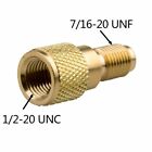 A c Refrigerant Tank Adapter Valve Can Tap 1 4  Sae Male To 1 2  Acme Female Kit