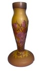 Antique Emile Galle Signed French Glass Boudoir Vintage Lamp Base Art Nouveau