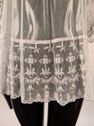 Victorian 19th C Fine Lace   Net Priest   s Top W Cross Patterns