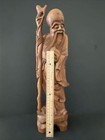 Chinese Carved Statue Man Tall Figure Heavy