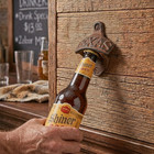 Rustic Cast Iron Texas Beer Soda Bottle Opener Wall Mounted Western Kitchen Bar