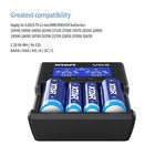 18650 Rechargeable Battery 9900mah   Charger For 26650 14500 16340 4 Pack