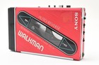  excellent  Sony Walkman Wm-101 Stereo Cassette Player Red From Japan 2812264