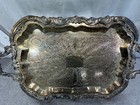 Fb Rogers Silver Plate Vintage 15 X 25 Footed Butler Serving Tray 7 Lbs