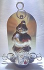 Chocolate Mold Santa Claus Antique Vintage With Clips