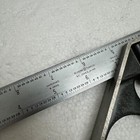 Vtg Scherr Tumico Made In Usa Ruler   Combination Square Right Angle With Level