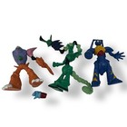 Lot Of Vintage Mega Man Figures Toxic Seahorse Rockman Tigard - Bandai