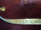 Vintage antique Violin Project Illegibly Signed For Parts Or Repair
