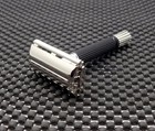 Vintage 1967 Gillette Black Handle Super Speed De Safety Razor M4 Clean 
