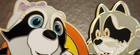 2026  raccoons   Special Shape Hot Air Balloon Pin 