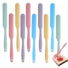 Silicone Jar Spatulas  10 Pieces Silicone Spatula Small Butter Cake Cream 