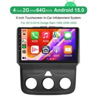 For Ram 1500 Classic 2019-2024 Apple Carplay Android 15 Gps Navi Radio Head Unit