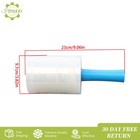 4 Pack Mini Clear Industrial Stretch Wrap Film 5     1000ft With Handle  80 Gauge