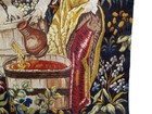 Point De L Halluin French Tapestry 3876 Le Pressage Medieval Style 61 In France