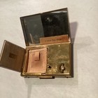 Vintage Elgin American Music Box Powder Compact Case Mirror