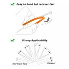 72pcs Universal Motorcycle Dirt Bike Spoke Skins Covers Wraps Wheel Rim Guards