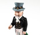 Uncle Sam Vintage Cast Iron Coin Mechanical Bank -2
