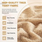 Stretch Sofa Cover Thick Teddy Fleece Washable 1-piece Couch Slipcover Protector