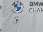Cam Young Signed Bmw Championship Golf Pin Flag Fedex Pga Autograph Bas K17