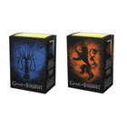 Dragon Shield Game Of Thrones Brushed Art Pvc-free Polypropylene Sleeves 100pcs