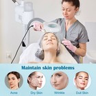 Facial Steamer Pro 3in1 W  5x Magnifying Lamp Hot Ozone Machine Spa Salon Beauty