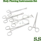 5 Pieces Body Piercing Instruments Kit Tools Penington Forceps Ds-1116